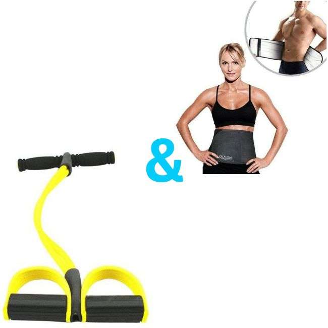 Velform Sauna Slimmer Belt Plus Pull Reducer Tummy Trainer