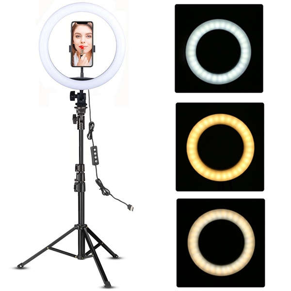 Ring Light with Phone Holder