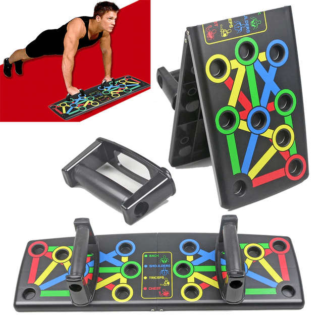 Foldable Push Up Exercise Board System