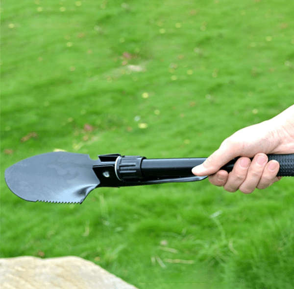 Foldable Camping Shovel with Compass