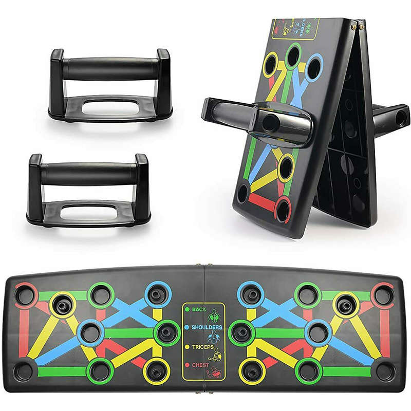 Foldable Push Up Exercise Board System