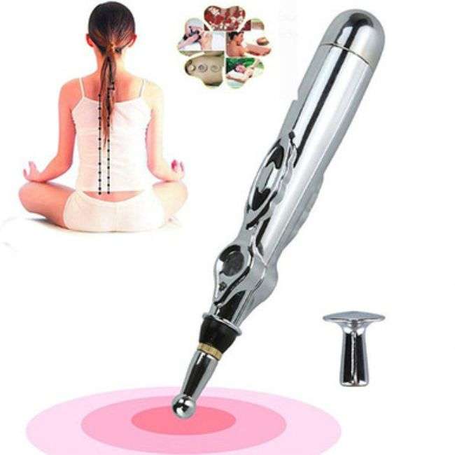 Electric Acupuncture Magnet Therapy Heal Massage Pen