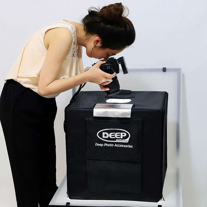 40x40cm LED Deep Professional Photography Studio Light Box Set