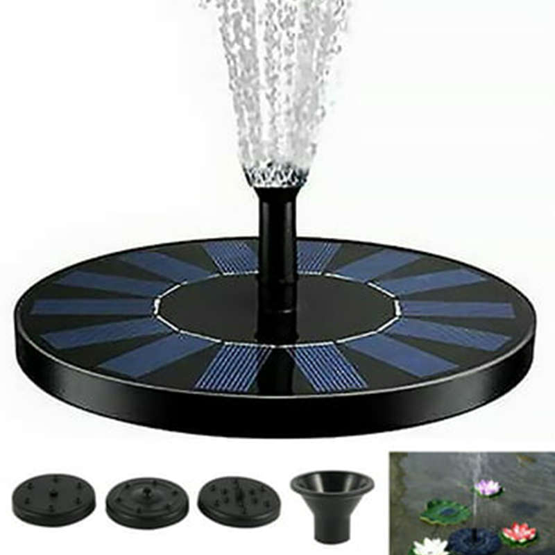 Floating Solar Powered Fountain
