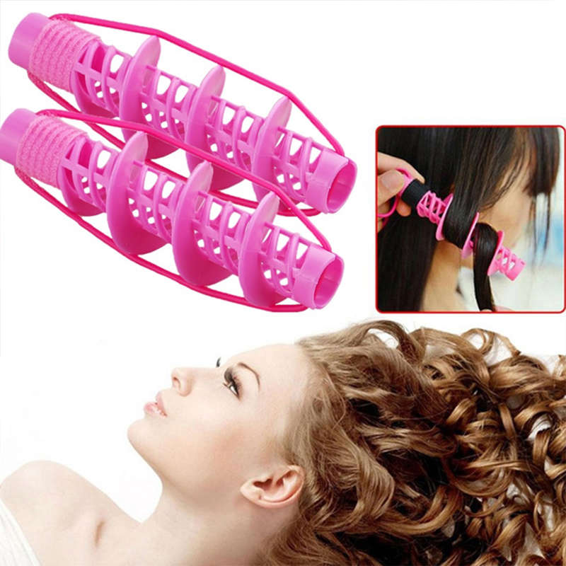 2pcs DIY Styling Hairdressing Spiral Curler