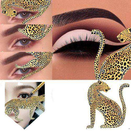 Leopard Eyeliner Makeup Tool Stencil