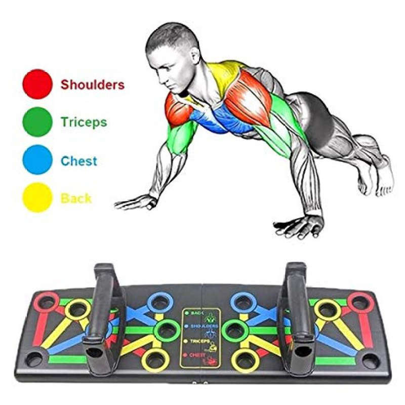 Foldable Push Up Exercise Board System