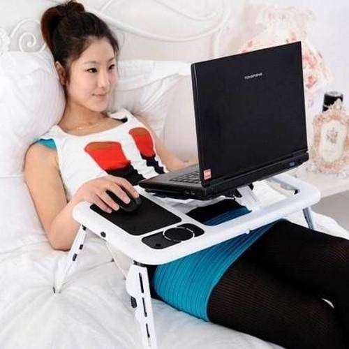 Laptop E-Table With USB Cooling Pad