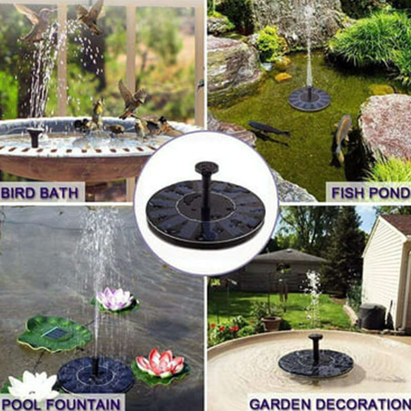 Floating Solar Powered Fountain