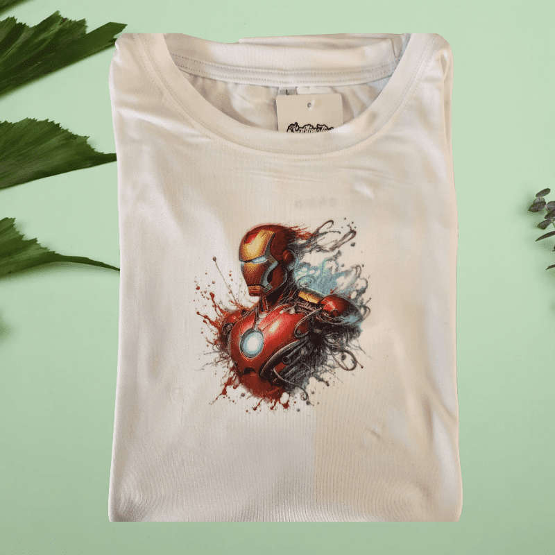 Ironman white sublimated