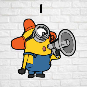 Minion printed hoodie