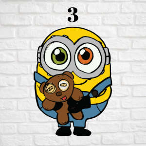 Minion printed hoodie