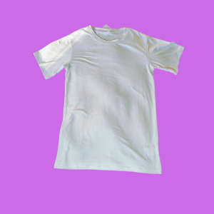 White T shirt - plain poleyester soft feel