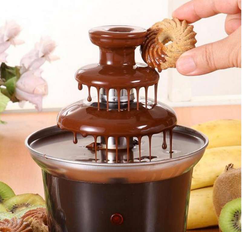 Demotech Mini Chocolate Fondue Fountain (Brown) | Lazada PH