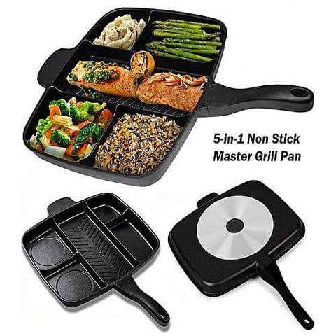 5 IN 1 CERAMIC NON-STICK MAGIC PAN | Lazada PH