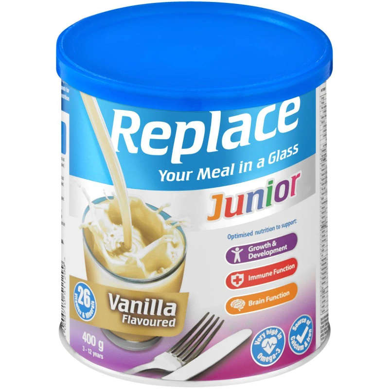 REPLACE JUNIOR 400G VANILLA