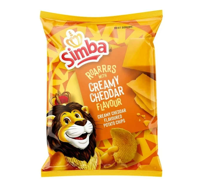 SIMBA CHIPS 120G CREAMY CHEDDAR