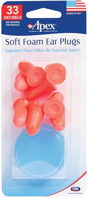 APEX SOFT FOAM EAR PLUGS