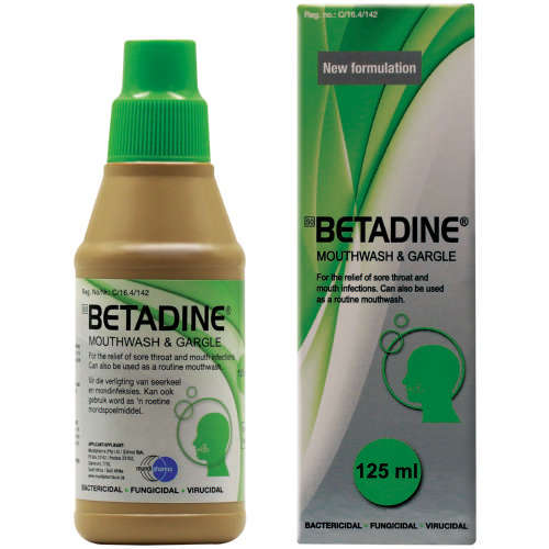 BETADINE ORAL MWASH 125ML