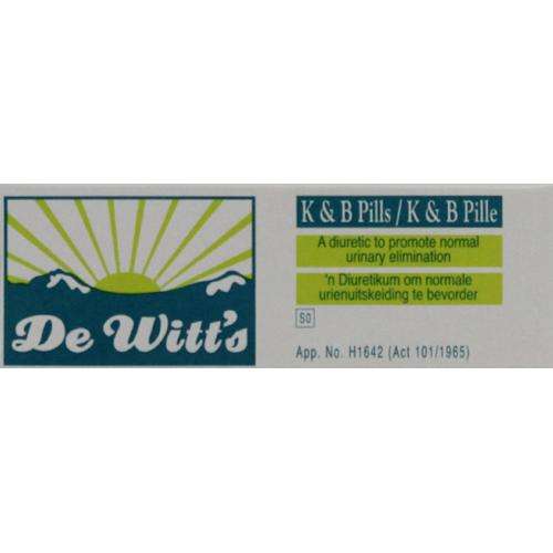 DE WITTS PILLS  16