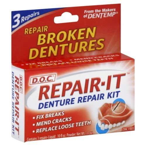 DENTEMP DOC DENTURE REPAIR KIT