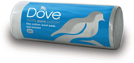 DOVE COTTON ROUNDS 80