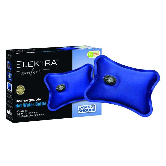 ELEKTRA HOT WATER BOTTLE BLUE
