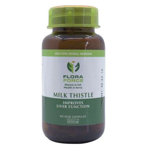 FLORA FORCE MILK THISTLE 400MG CAPS 60