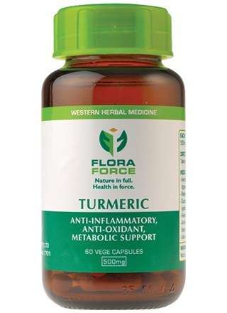 FLORA FORCE TURMERIC 500MG CAPS 60