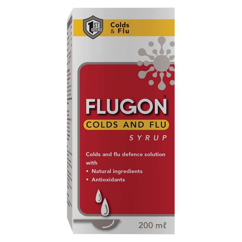 FLUGON COLDS & FLU SYRUP 200ML
