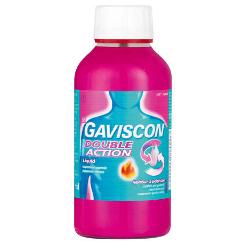 GAVISCON DOUBLE ACTION 300ML PEPPERMINT