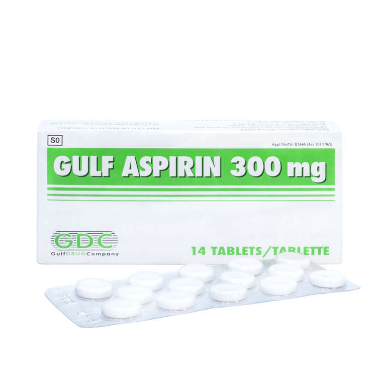 GULF ASPIRIN 300MG 1000