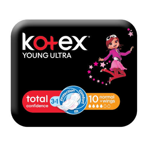 KOTEX UTHIN 10 YOUNG NORMAL WINGS