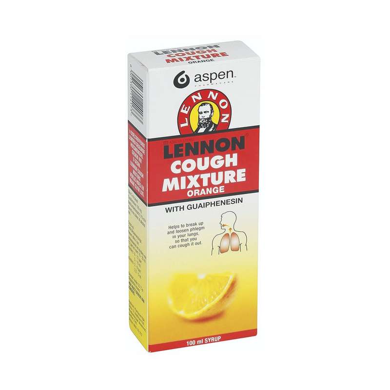 LENNONS COUGH MIX 100ML ORANGE