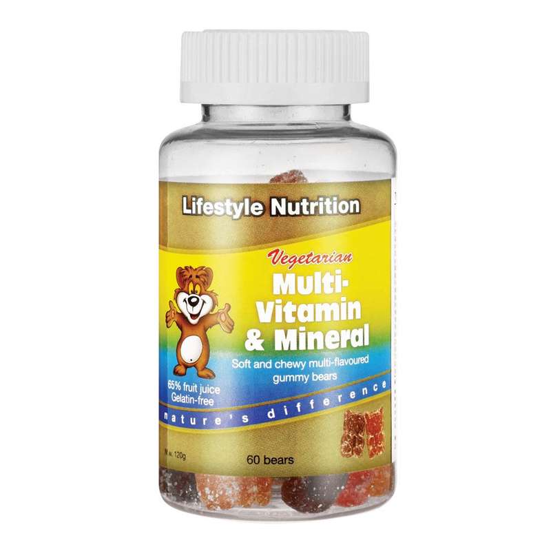 LIFESTYLE GUMMY BEARS VEGE MULV 60