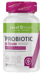 LOCAL HEALTH PROBIOTIC 9 STRAIN CAPS 30