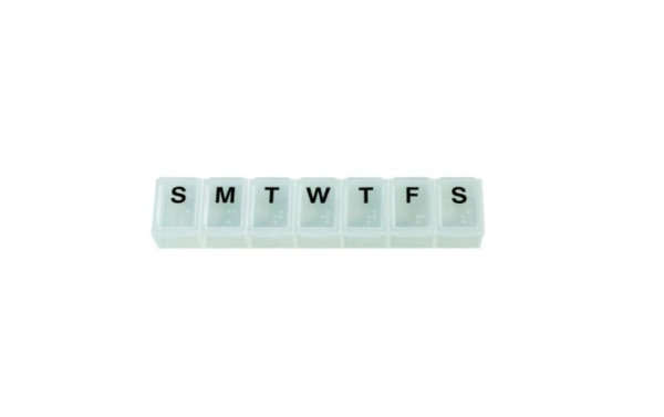 MEDIC PILL BOX 7 DAY CLEAR SMALL
