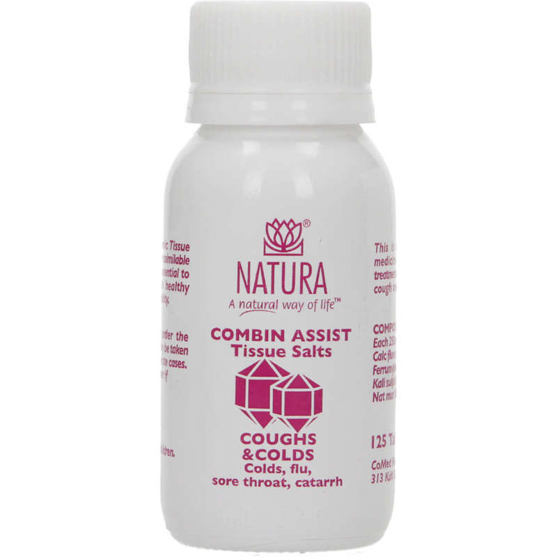 NATURA COMBIN COUGHS & COLDS TABS 125