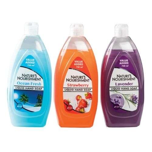 NAT NOUR LIQUID SOAP 3PACK 750ML