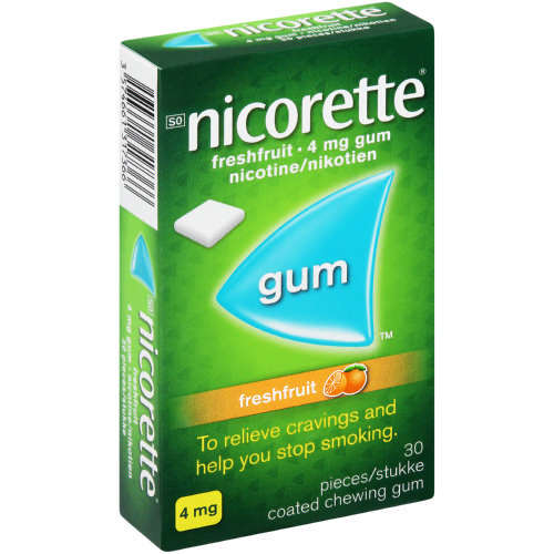 NICORETTE GUM 4MG  30 FRESH FRUIT