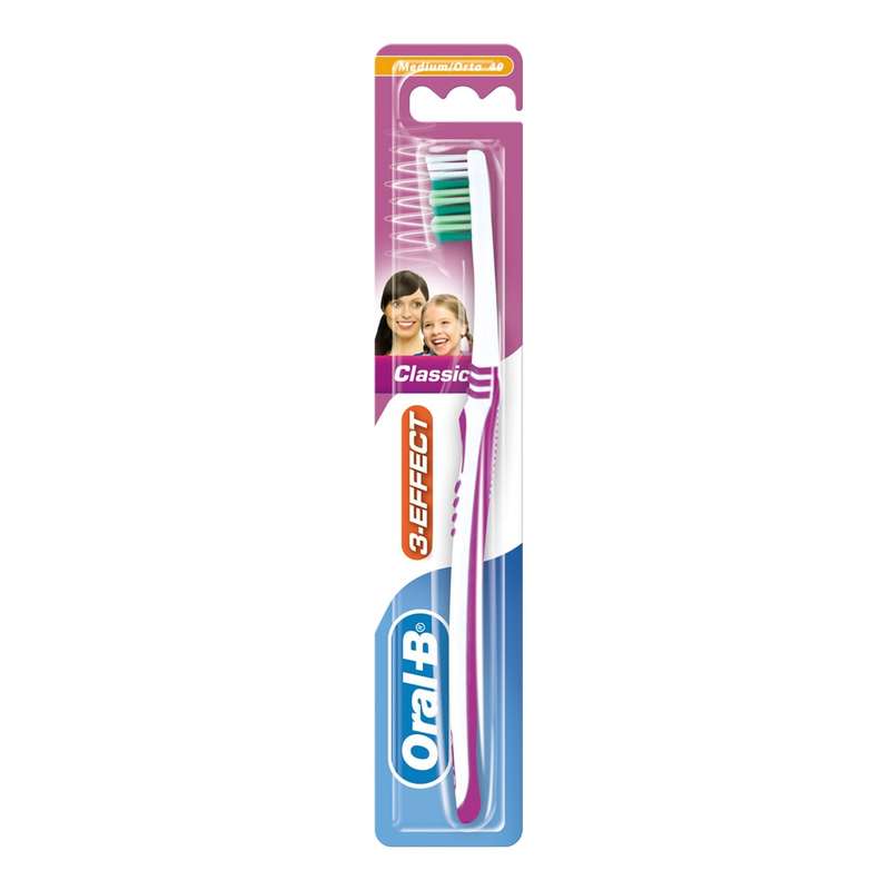 ORAL B TBRUSH 3 EFF CLASSIC 40 MEDIUM
