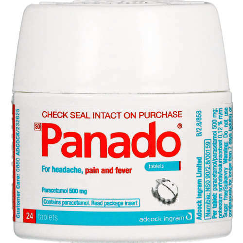 PANADO 500MG TABS  24 (SPARTAN)