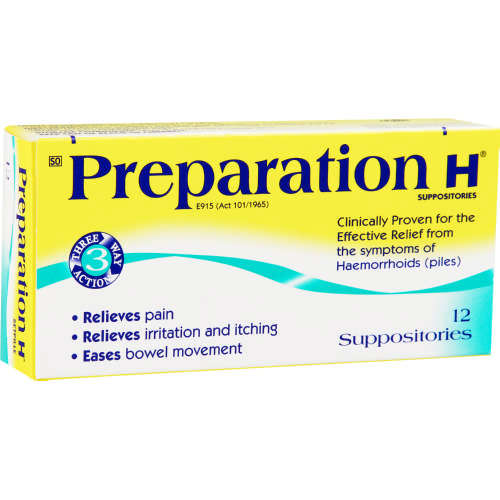 PREPARATION H SUPP 12