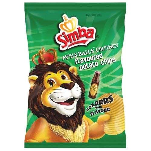 SIMBA CHIPS  36G ORIGINAL CHUTNEY
