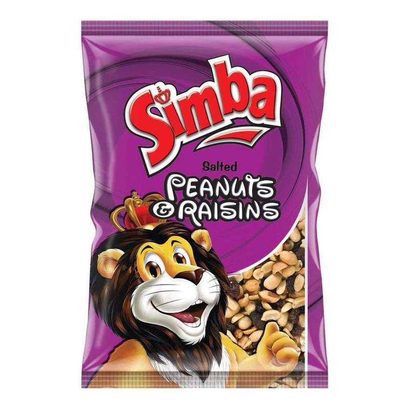 SIMBA PEANUTS & RAISINS  50G SALTED
