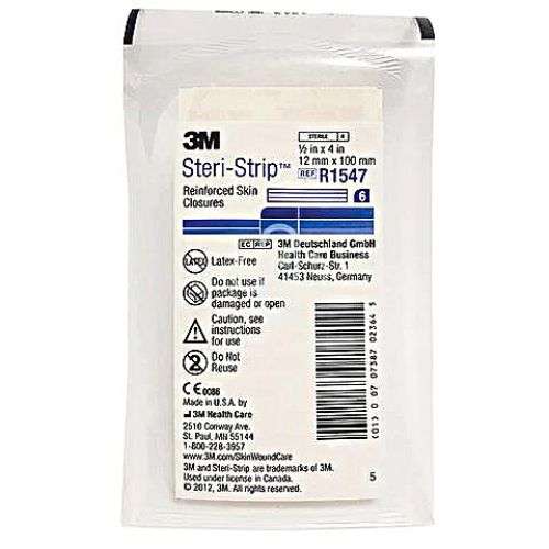 STERI-STRIP 1547R 12MMX100MM SNGL 1
