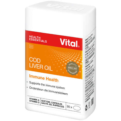 VITAL COD LIVER   OIL CAPS 90
