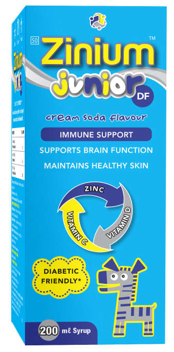 ZINIUM JUNIOR SYR 200ML DIABETIC FRIENDL