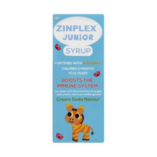 ZINPLEX JUNIOR SYRUP SUGAR 200ML