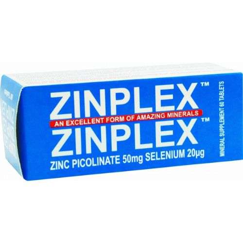ZINPLEX PICOLINATE 50MG 60S